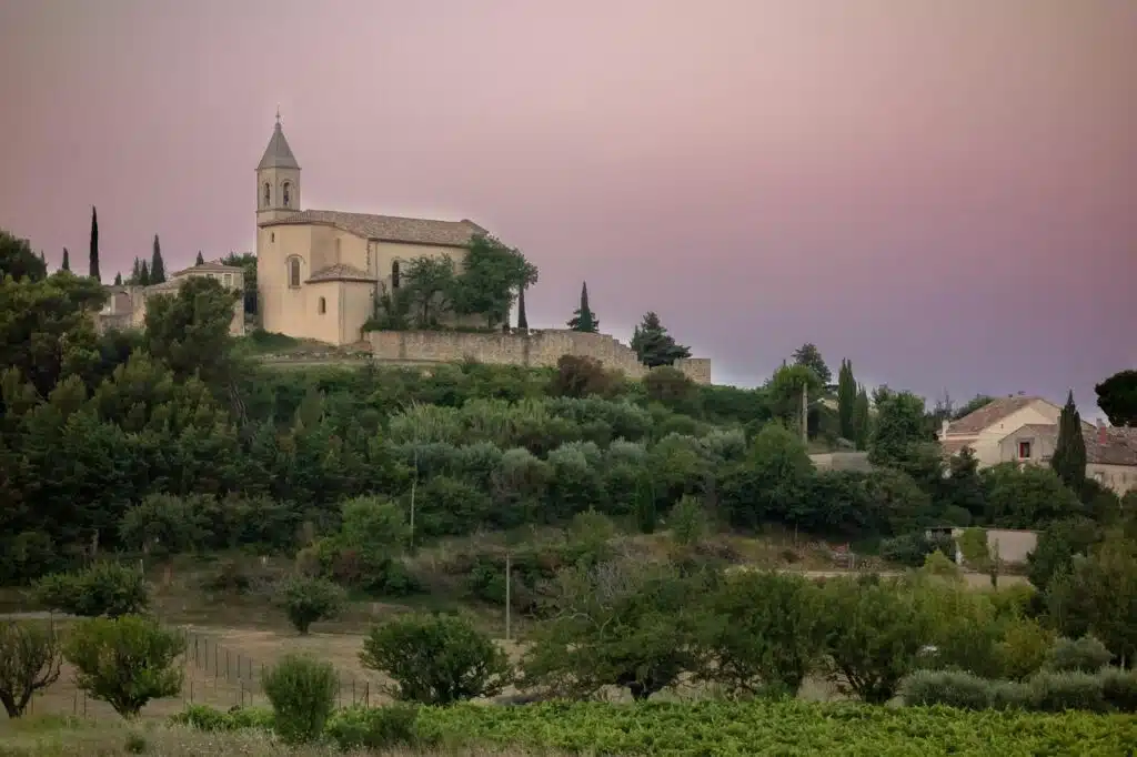 Photo du village de Cairanne. 